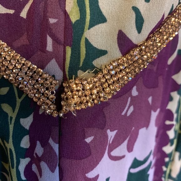 SOLD Dolce & Gabbana Strappy Floral Silk Dress - Picture 4 of 8